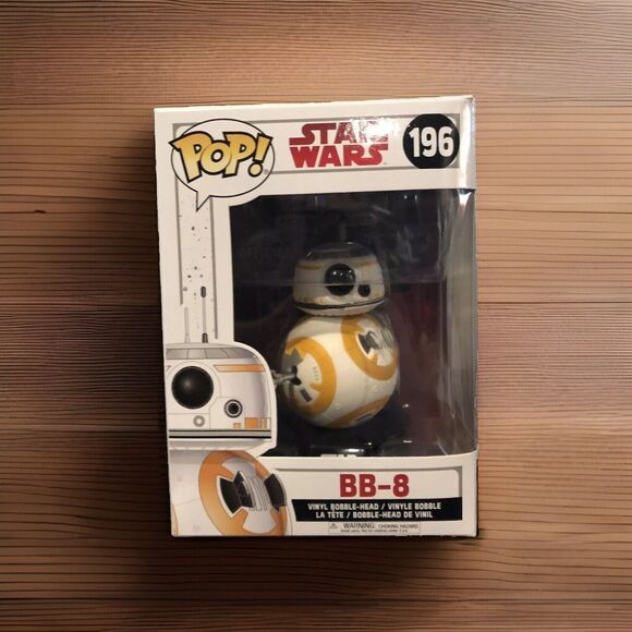Funko Pop! Star Wars BB-8 #196 Vinyl Bobblehead Figure Collectible Toy Last Jedi - Picture 1 of 10